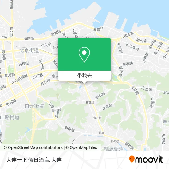 大连一正 假日酒店地图