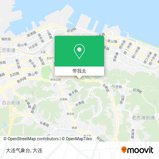大连气象台地图