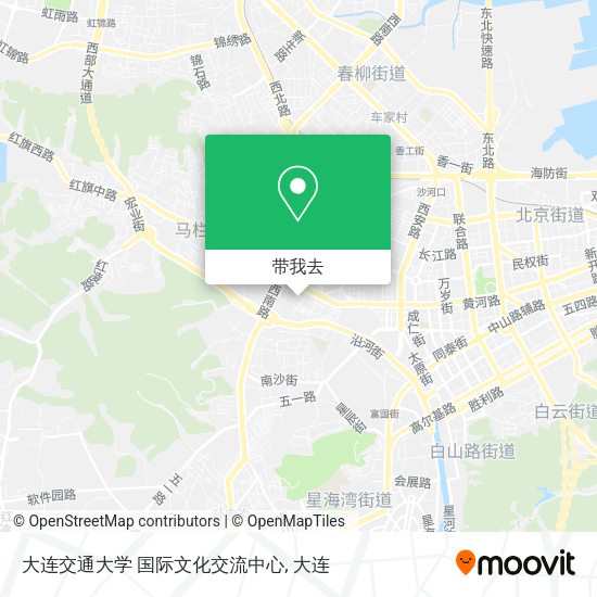 大连交通大学 国际文化交流中心地图