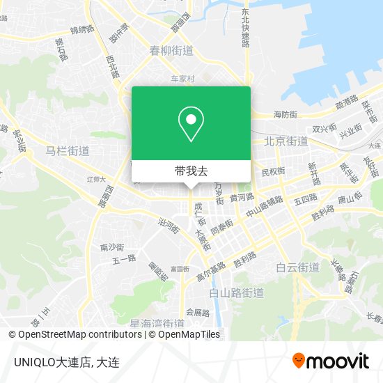 UNIQLO大連店地图