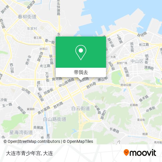 大连市青少年宫地图