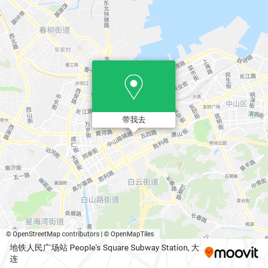 地铁人民广场站 People's Square Subway Station地图