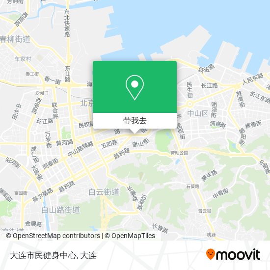 大连市民健身中心地图