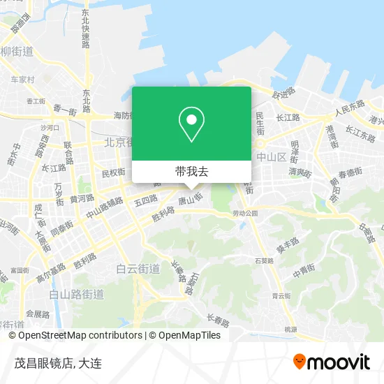 茂昌眼镜店地图