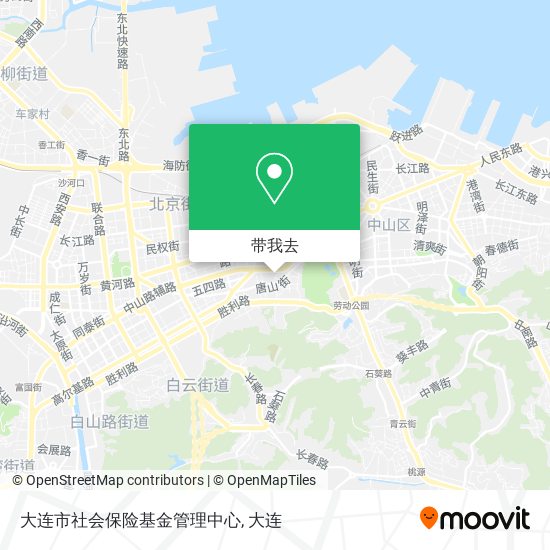 大连市社会保险基金管理中心地图