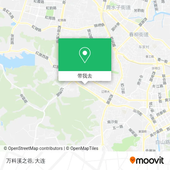 万科溪之谷地图