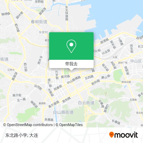 东北路小学地图