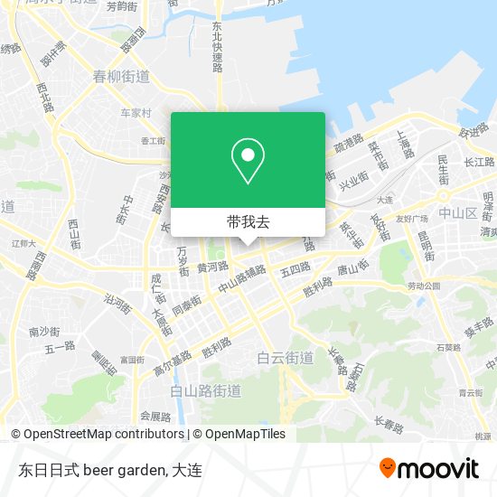 东日日式 beer garden地图