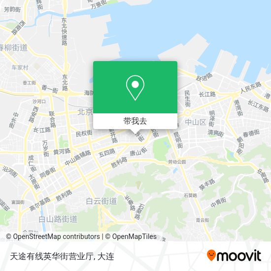 天途有线英华街营业厅地图