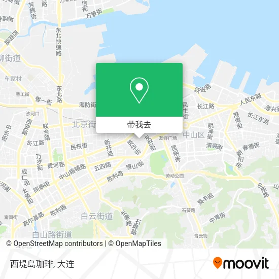 西堤島珈琲地图