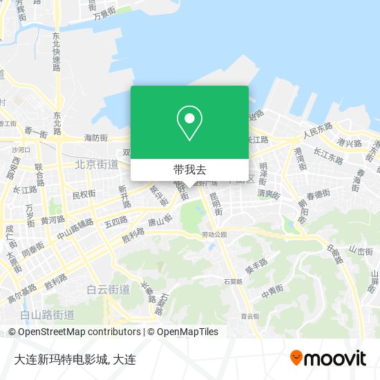 大连新玛特电影城地图