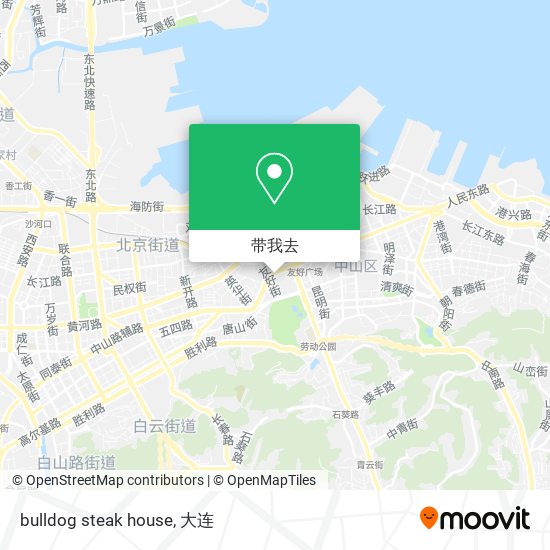 bulldog steak house地图