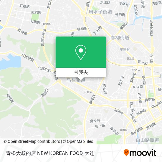 青松大叔的店 NEW KOREAN FOOD地图
