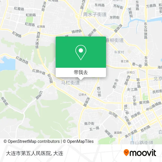 大连市第五人民医院地图