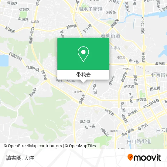 讀書關地图