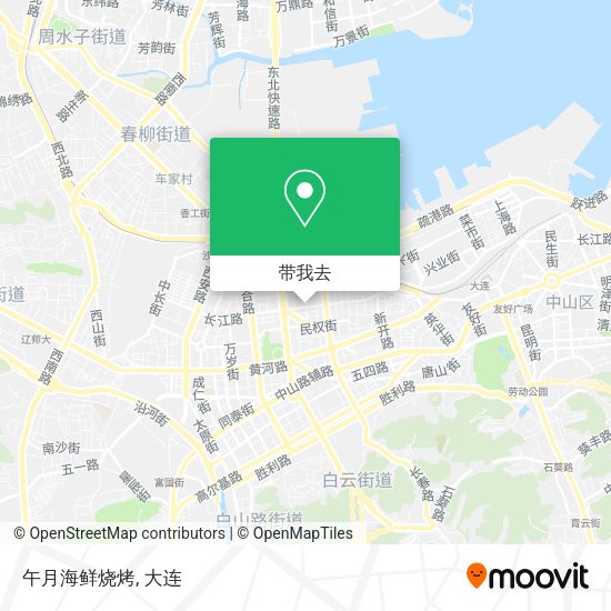 午月海鲜烧烤地图