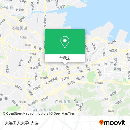 大连工人大学地图