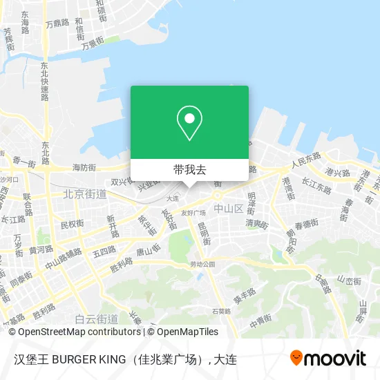 汉堡王 BURGER KING（佳兆業广场）地图