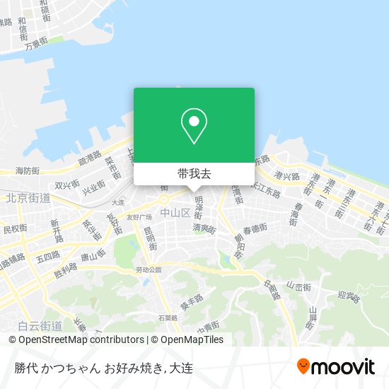 勝代 かつちゃん お好み焼き地图
