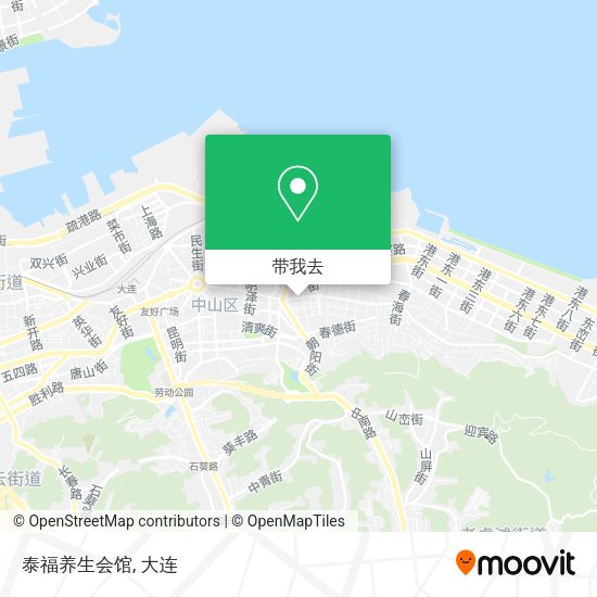 泰福养生会馆地图