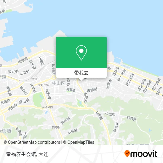 泰福养生会馆地图