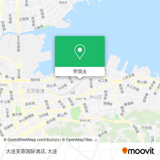 大连芙蓉国际酒店地图