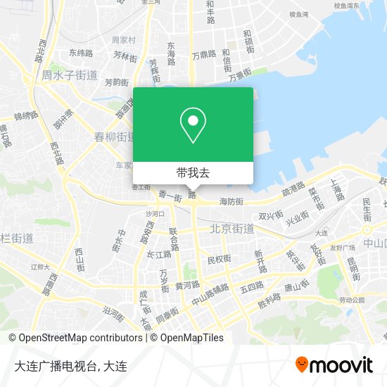 大连广播电视台地图