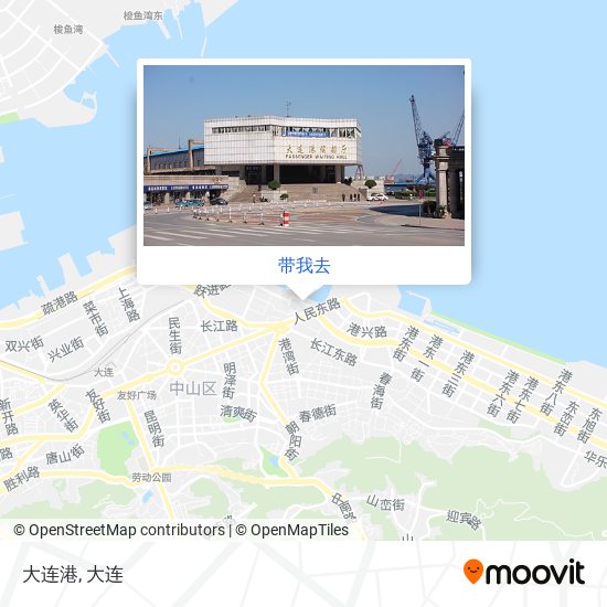 大连港地图