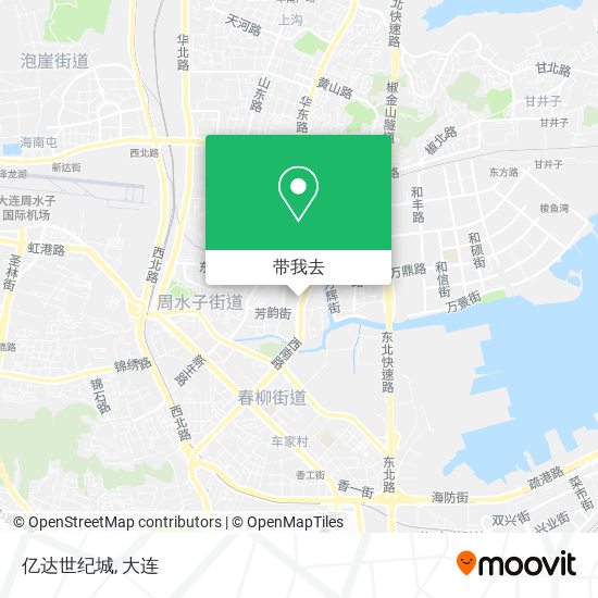 亿达世纪城地图