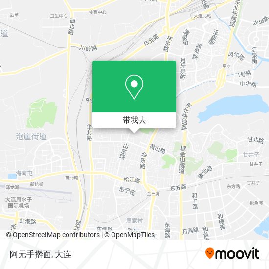 阿元手擀面地图