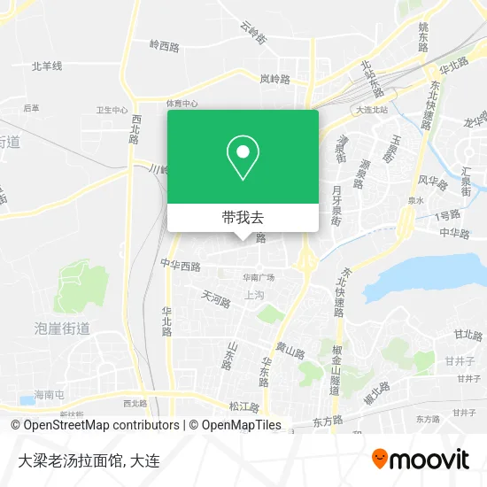 大梁老汤拉面馆地图