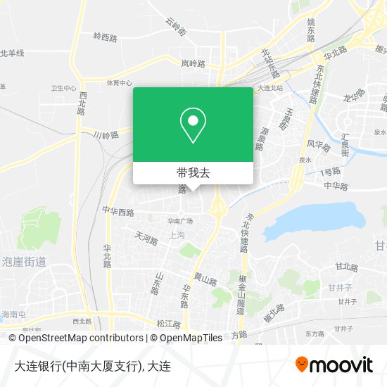 大连银行(中南大厦支行)地图