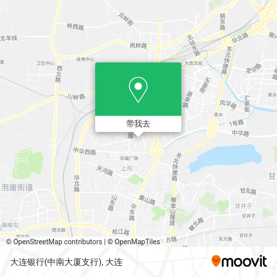 大连银行(中南大厦支行)地图