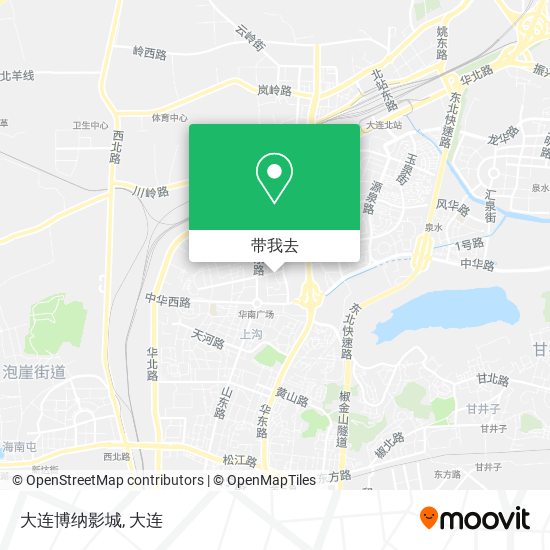 大连博纳影城地图