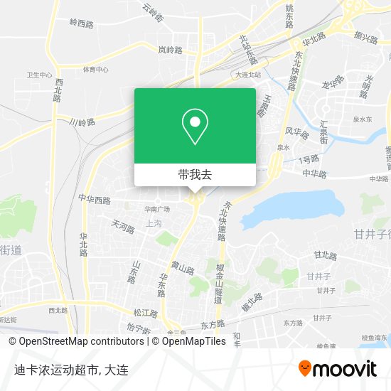迪卡浓运动超市地图