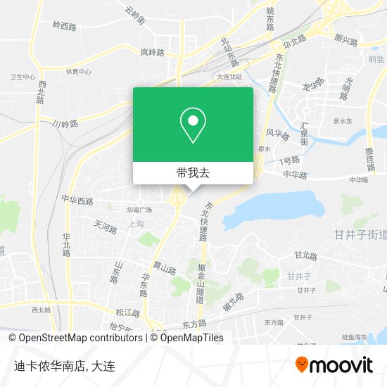 迪卡侬华南店地图