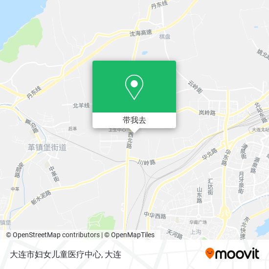 大连市妇女儿童医疗中心地图