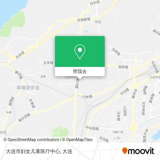 大连市妇女儿童医疗中心地图