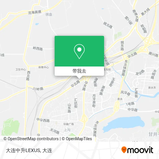 大连中升LEXUS地图
