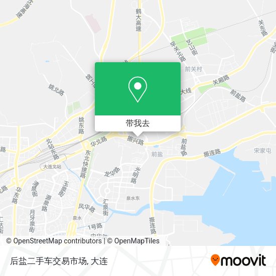后盐二手车交易市场地图