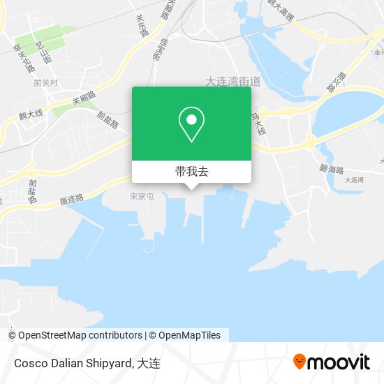 Cosco Dalian Shipyard地图