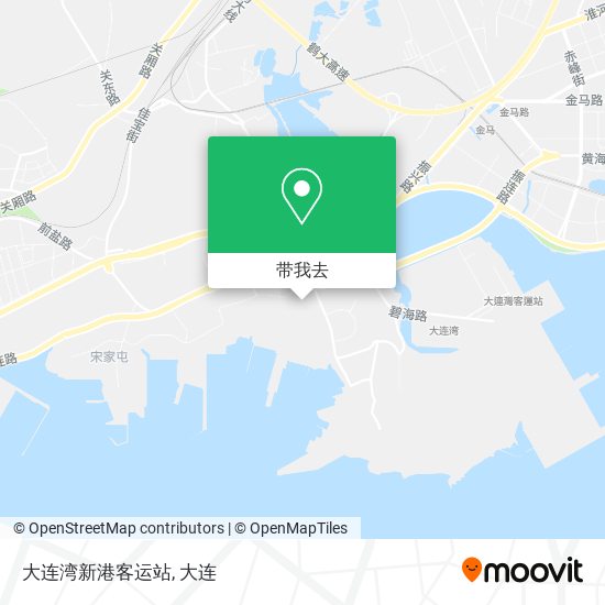 大连湾新港客运站地图
