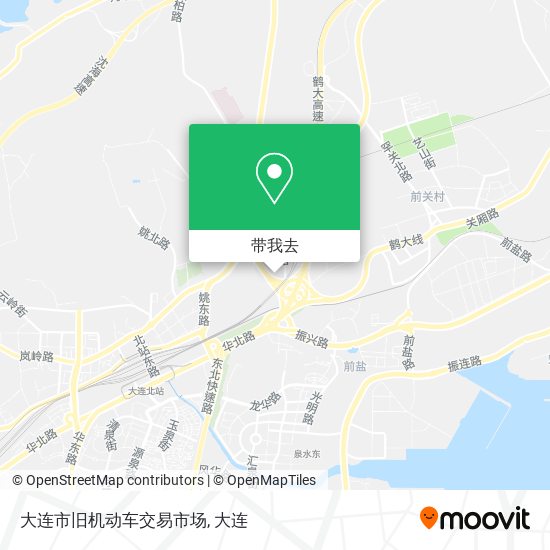 大连市旧机动车交易市场地图