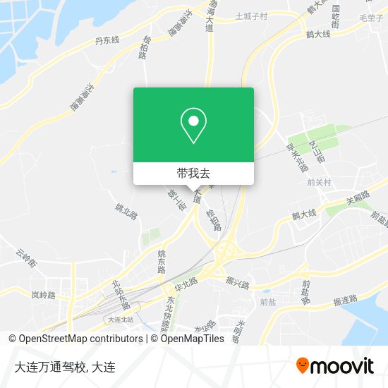 大连万通驾校地图