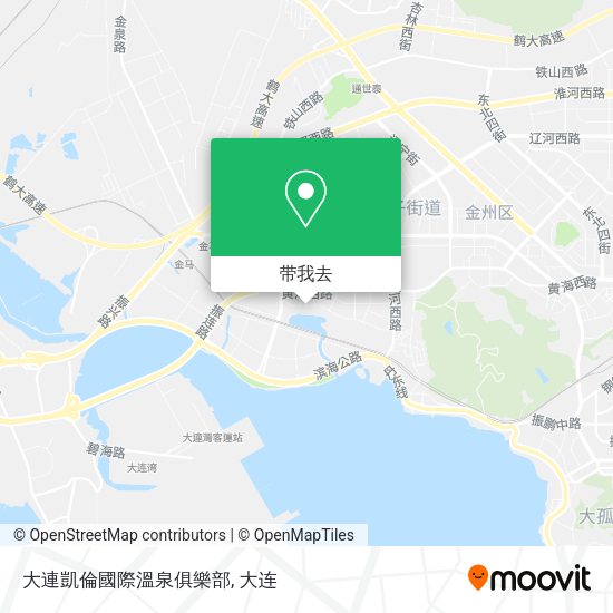 大連凱倫國際溫泉俱樂部地图