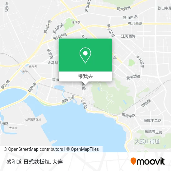 盛和道 日式鉄板焼地图