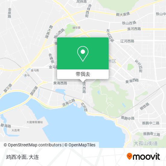 鸡西冷面地图