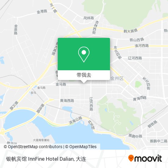 银帆宾馆 InnFine Hotel Dalian地图