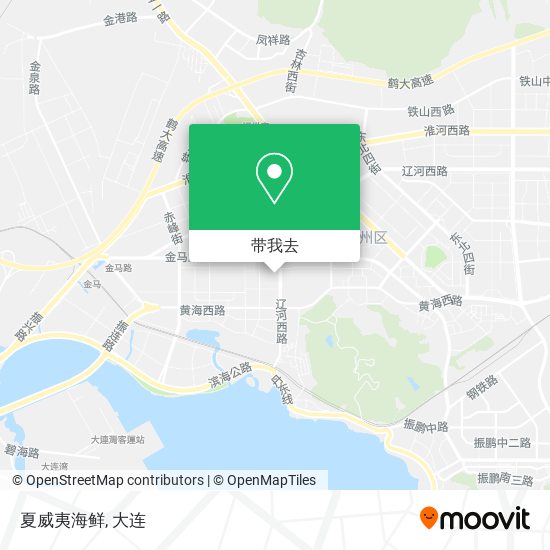 夏威夷海鲜地图