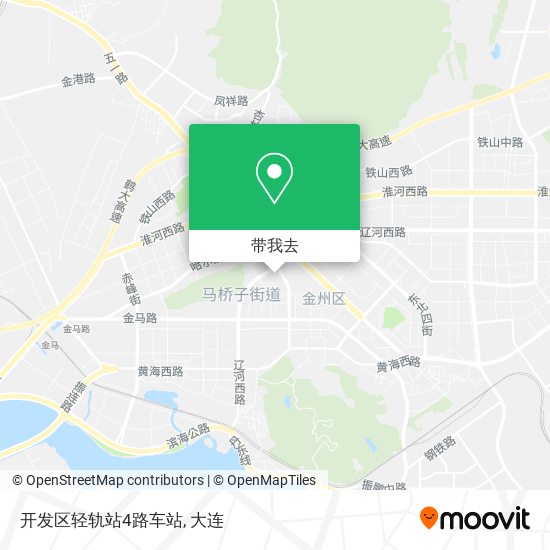 开发区轻轨站4路车站地图